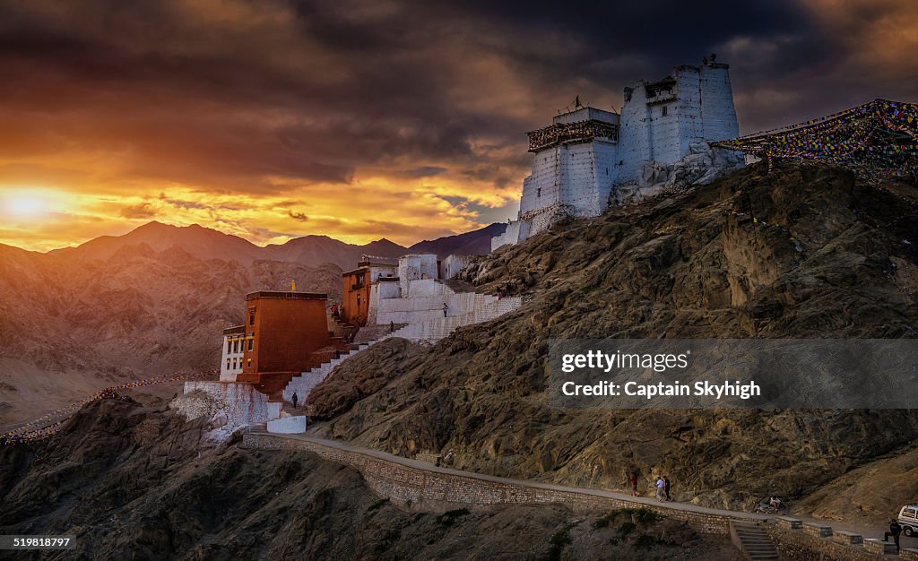 Monastery sunset