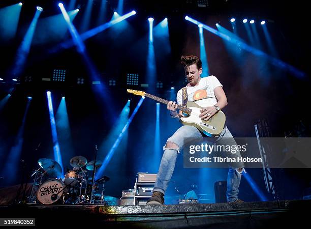 Chase Bryant performs at Country Thunder Arizona 2016 at Country Thunder West on April 7, 2016 in Florence, Arizona.