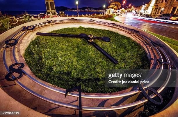 the large pocket watch, llandudno, wales - llandudno stock pictures, royalty-free photos & images