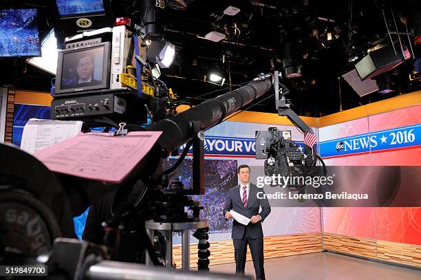 Coverage of "Good Morning America," 4/8/16, airing on the Walt Disney Television Network. TOM LLAMAS