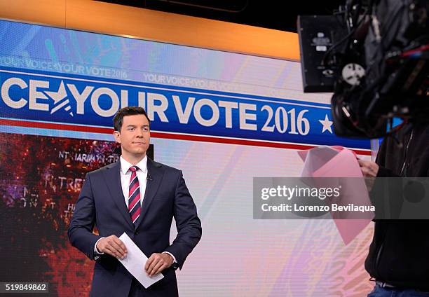 Coverage of "Good Morning America," 4/8/16, airing on the Walt Disney Television Network. TOM LLAMAS