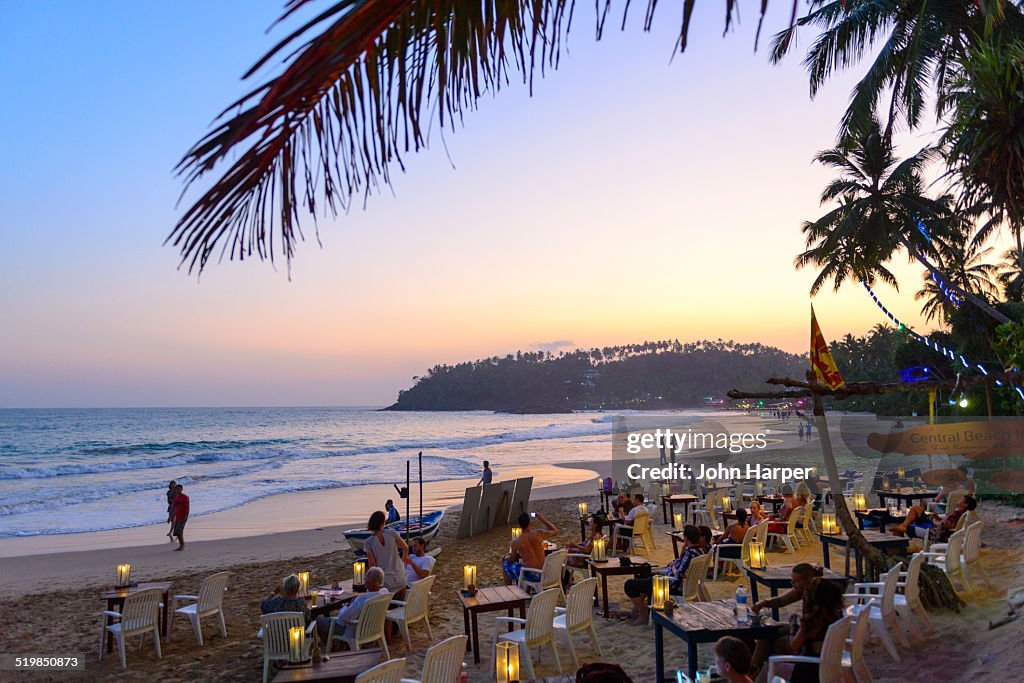 Sunset at Mirissa Beach, Sri Lanka