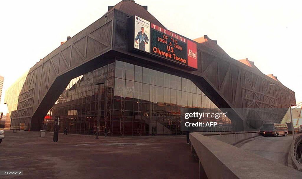 Omini Coliseum This photo shows the OMNI Coliseum, the venue for volleyball for the ...