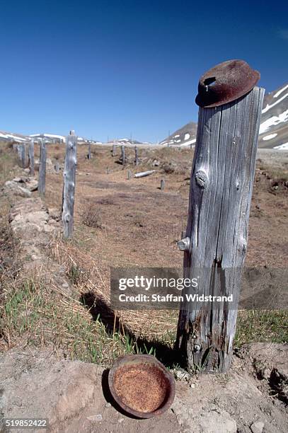 siberian gulag forced labor camp - gulag stock pictures, royalty-free photos & images