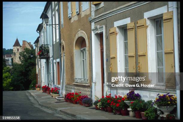 houses in nerac - agen stock pictures, royalty-free photos & images