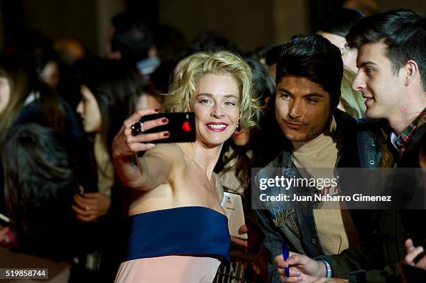 Belen Rueda attends 'La Embajada' premiere during FesTVal at Teatro Circo on April 8, 2016 in Albacete, Spain.