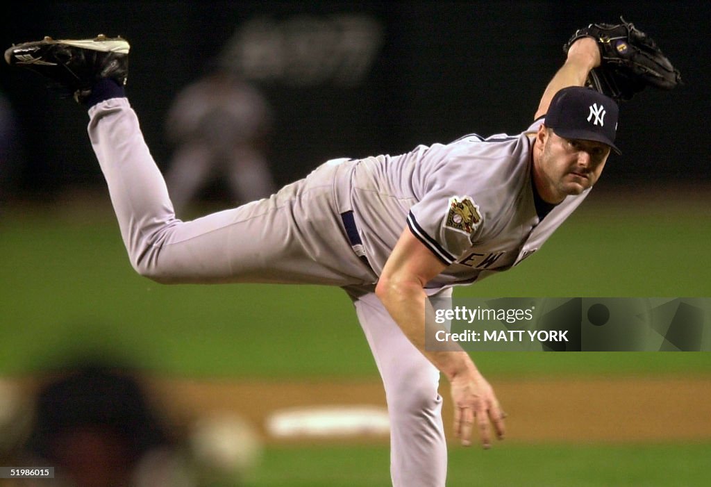 New York Yankees starting pitcher Roger Clemens pi