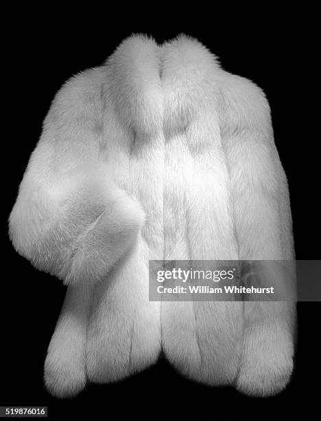 fur coat - fur coat stockfoto's en -beelden