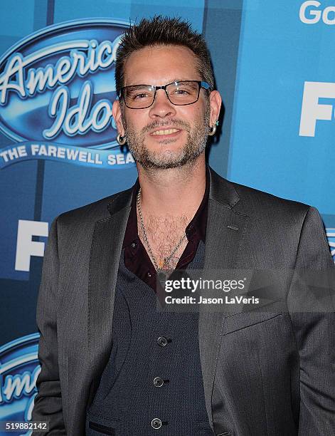 Singer Bo Bice attends FOX's "American Idol" finale for the farewell season at Dolby Theatre on April 7, 2016 in Hollywood, California.