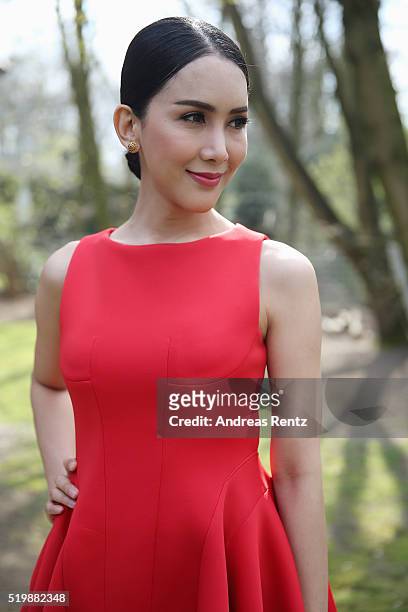 Aisawanya Areyawattana poses for a portrait at the 52th Grimme Award on April 8, 2016 in Marl, Germany.