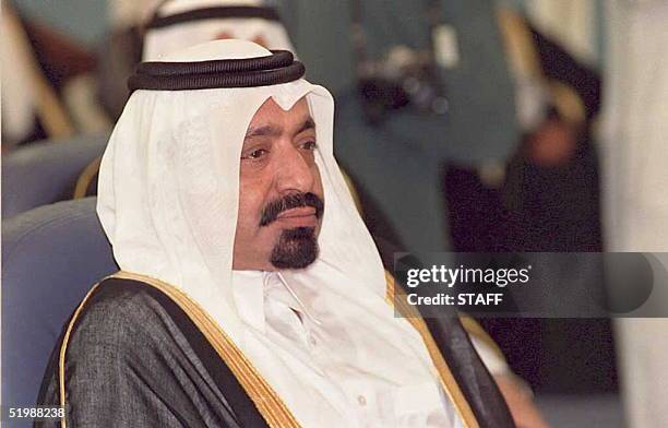 This 19 December 1988 file photo shows the Emir of Qatar, Khalifa bin Hamad al-Thani. The official QNA news agency reported 27 June that the Emir has...