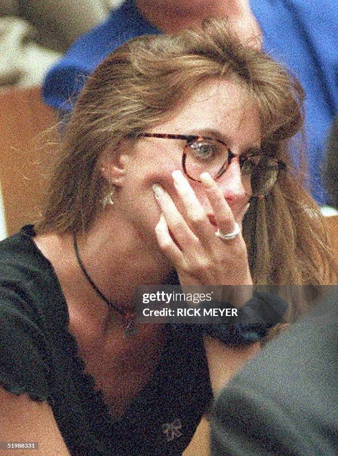 Kim Goldman, sister of murder victim Ron Goldman, watches as a... News