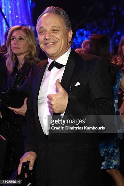 Musician Jimmie Vaughan attends the 31st Annual Rock And Roll Hall Of Fame Induction Ceremony at Barclays Center of Brooklyn on April 8, 2016 in New...