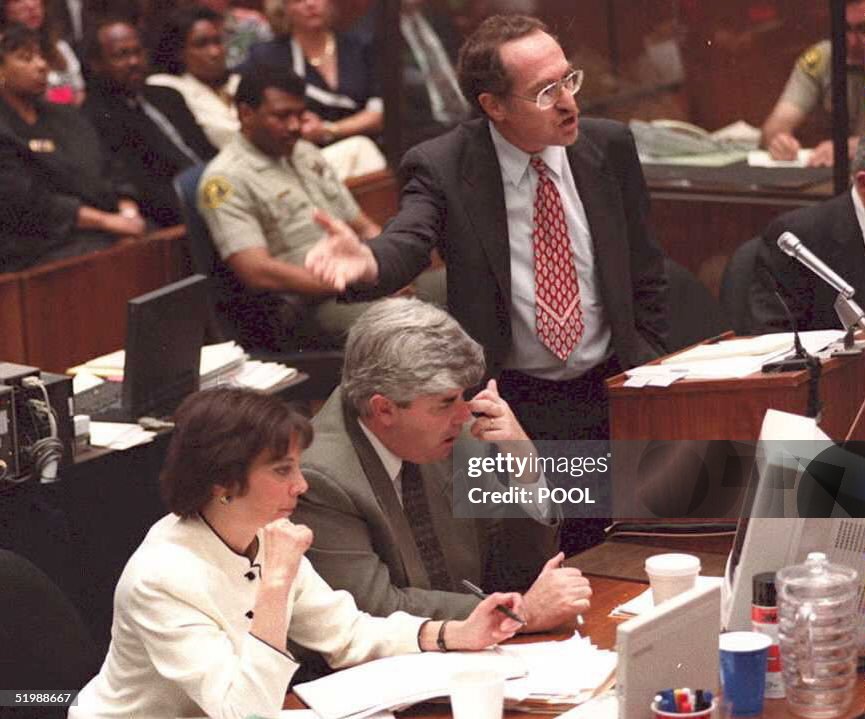 O.J. Simpson defense attorney Alan Dershowitz (sta