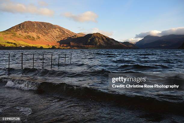 choppy - ennerdale water stock pictures, royalty-free photos & images