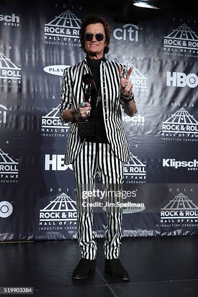 Glenn Hughes of Deep Purple attends the 31st Annual Rock And Roll Hall Of Fame Induction Ceremony at Barclays Center on April 8, 2016 in New York...