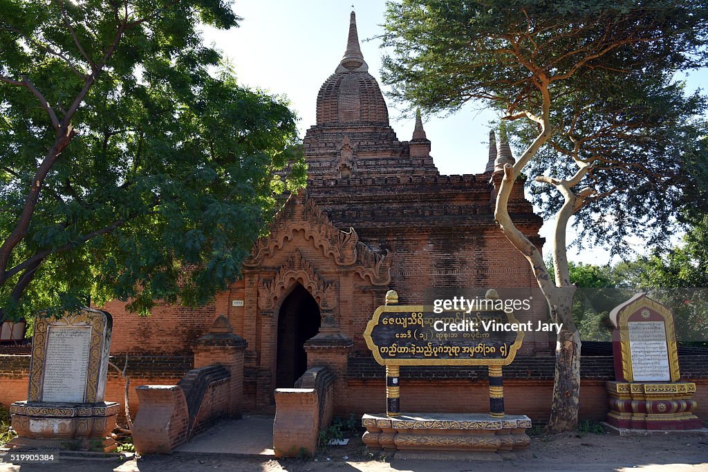 Bagan Buddhist Temple Unesco Myanmar