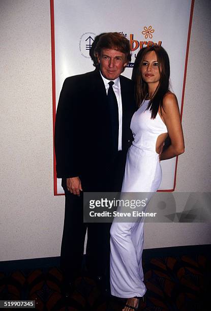 Donald Trump and Melania attend the premiere of 'Star Wars The Phantom Menace,' New York, May 16, 1999.