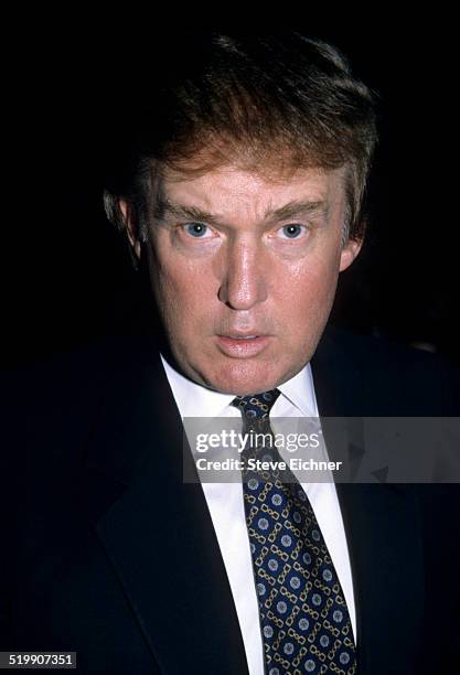 Donald Trump at Marc Jabobs Fashion show, New York, April 18, 1997.