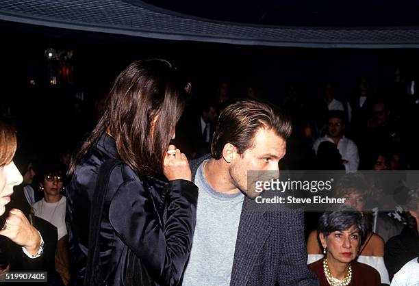 Christy Turlington and Christian Slater attend Hair Cares at Club USA, New York, New York, October 25, 1993.