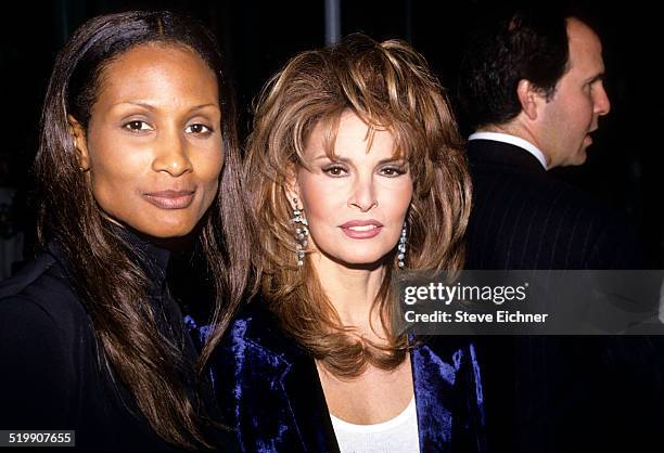 Beverly Johnson and Raquel Welch attends Batoto Yetu Rites of Spring benefit, New York, April 21, 1994.