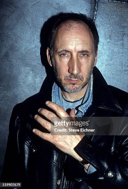 Pete Townshend of the Who portrait at Club USA, New York, New York, April 6, 1993.