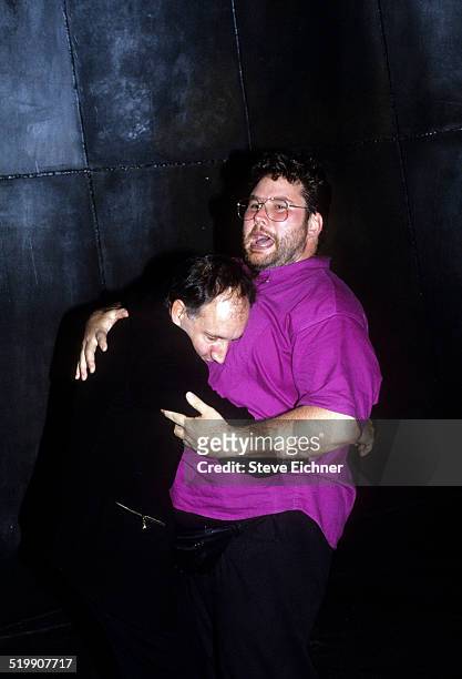 Pete Townshend of the Who and Steve Wicks at Club USA, New York, New York, April 16, 1993.