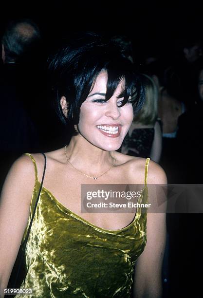 Maria Conchita Alonso attends CFDA awards at Lincoln Center, New York, New York, February 3, 1997.