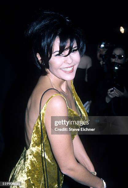 Maria Conchita Alonso attends CFDA awards at Lincoln Center, New York, New York, February 3, 1997.