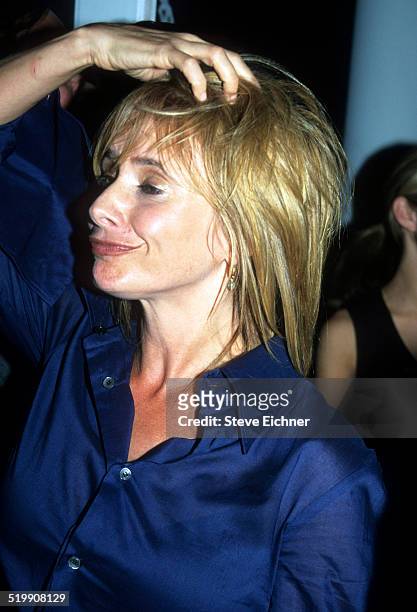 Rosanna Arquette at party for Mario Testino's book 'Alive,' New York, June 26, 2001.