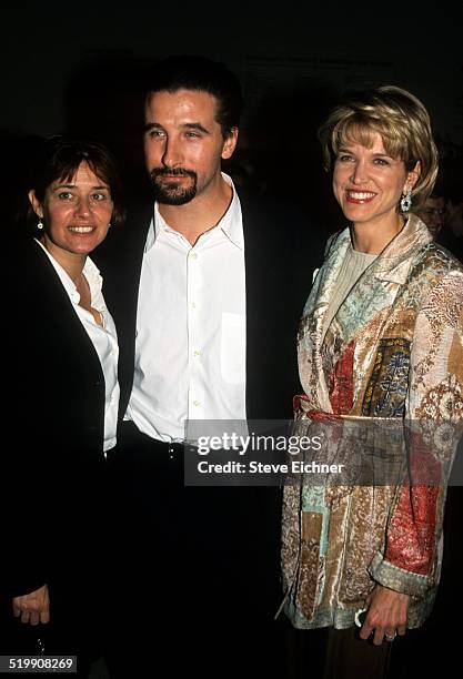 Willam Baldwin, Lorraine Bracco, and Paula Zahn attend reception in honor of Robert Bazell, New York, November 12, 1998.