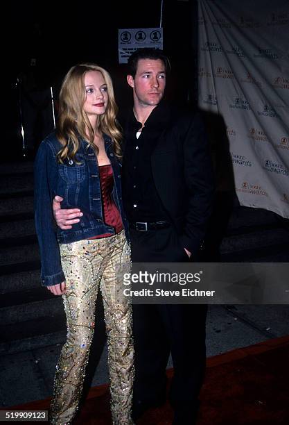 Heather Graham and Edward Burns at VH-1 Fashion awards, New York, December 5, 1999.
