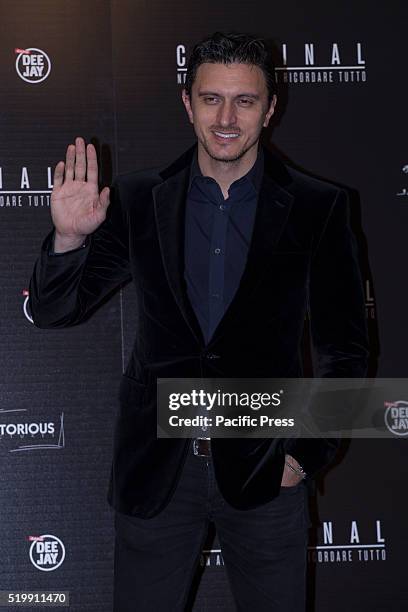 Actor Dragos Savulescu during a photocall for 'Criminal' at Hotel Bernini.