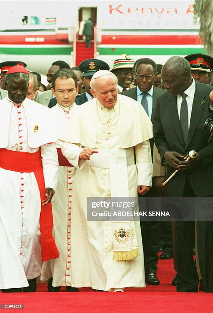 KENYA-POPE DEPARTURE