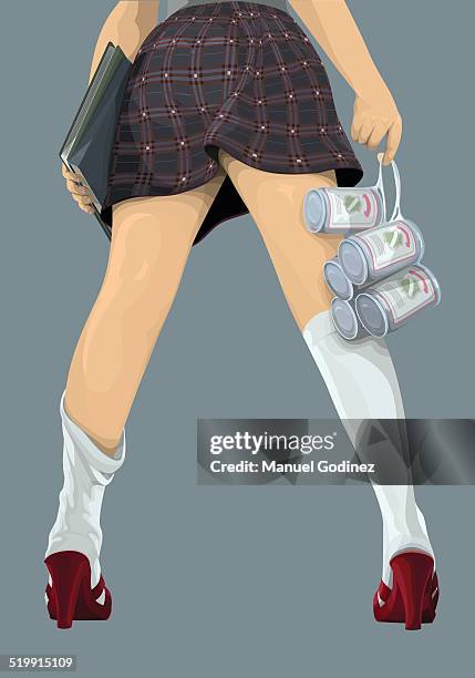 spring break start - spring break party stock illustrations