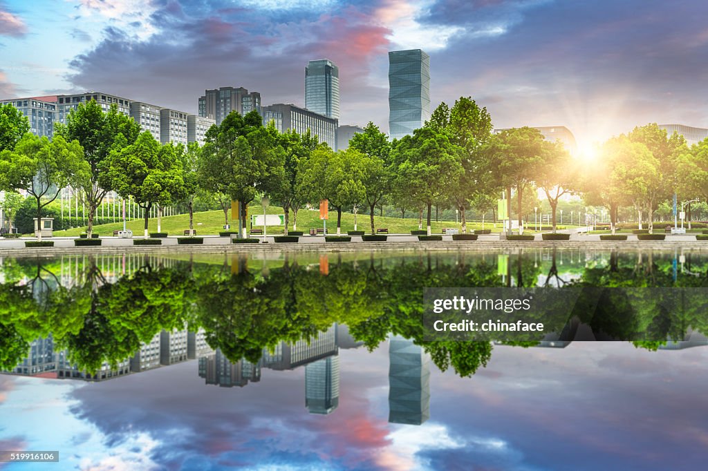 Green office block of shanghai