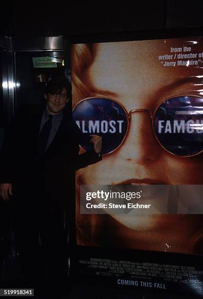 Cameron Crowe at premiere of 'Almost Famous,' New York, September 11, 2000.