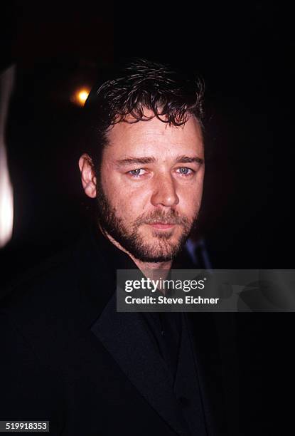 Russell Crowe at premiere of 'The Insider,' New York, November 1, 1999.