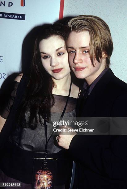 Rachel Miner and Macaulay Culkin at premiere of 'Star Wars the Phantom Menace,' New York, May 16, 1999.