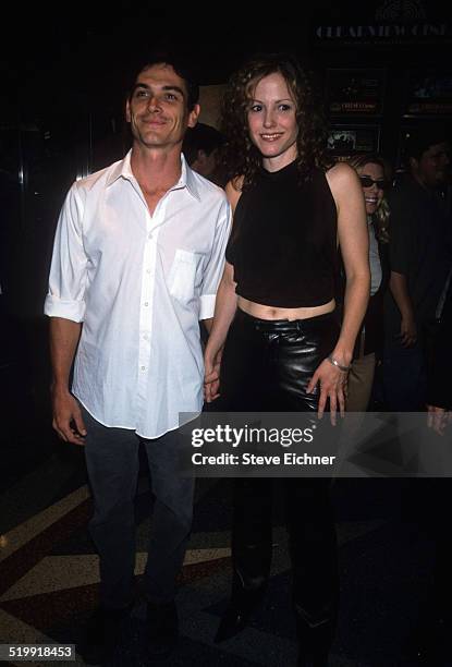 Billy Crudup and Mary-Louise Parker at premiere of 'Almost Famous,' New York, September 11, 2000.