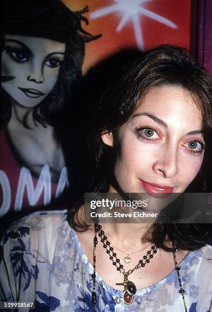 Illeana Douglas at Search and Destroy party at Z Bar, New York, New York, April 19, 1994.