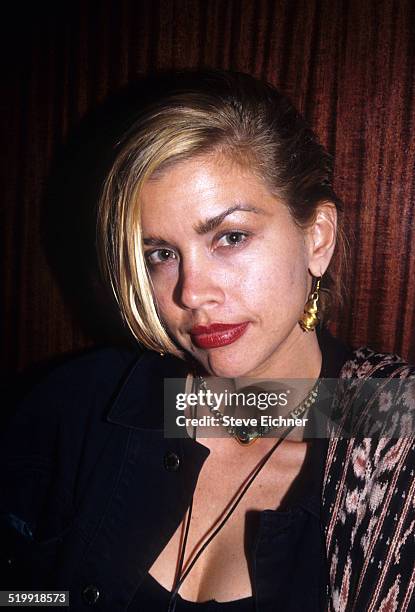 Debbie Dickinson at event, New York, 1993.