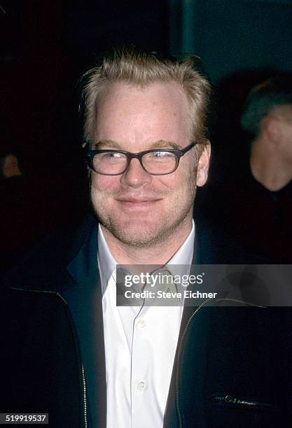 Philip Seymour Hoffman at event, New York, 1990s.