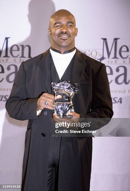 Evander Holyfield at GQ Man of the Year awards, New York, October 21, 1998.