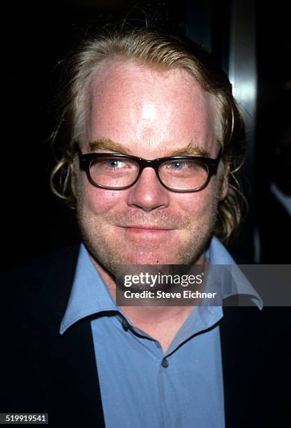 Philip Seymour Hoffman at event, New York, 1990s.