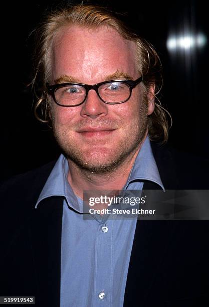 Philip Seymour Hoffman at event, New York, 1990s.