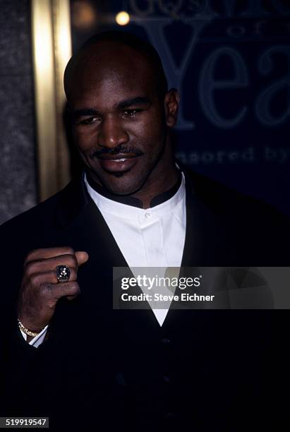 Evander Holyfield at GQ Man of the Year awards, New York, October 21, 1998.