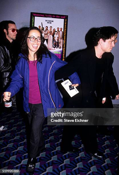 Janeane Garofalo at premiere of 'Very Bad Things,' New York, November 16, 1998.