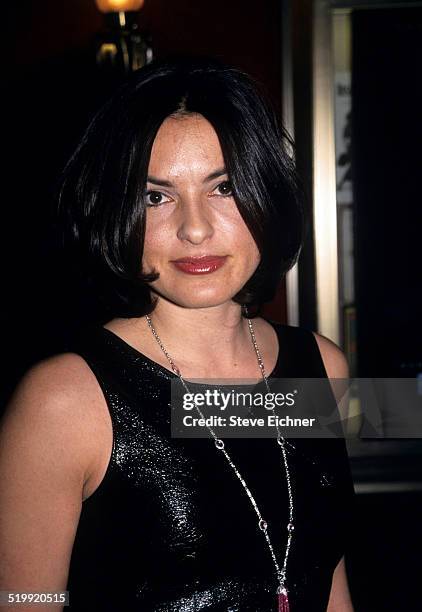 Mariska Hargitay at premiere of 'Frequency,' New York, April 26, 2000.