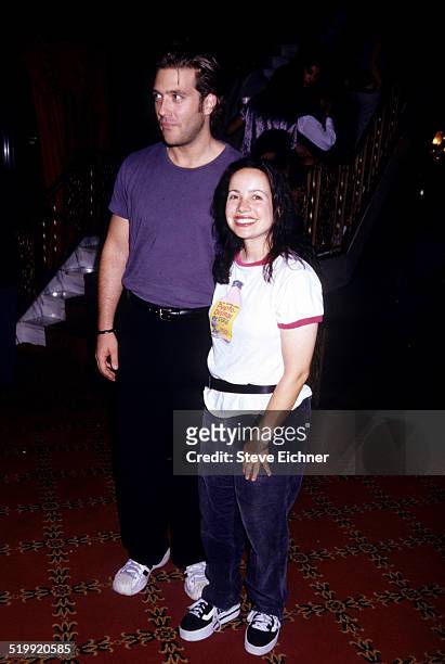 Janeane Garofalo at premiere of 'Mickey Blue Eyes,' New York, August 11, 1999.